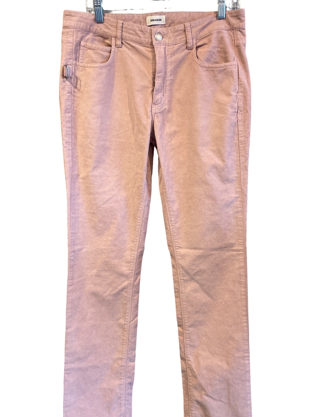 Zadig & Voltaire Women's Corduroy Pants — Dusty Pink size 40